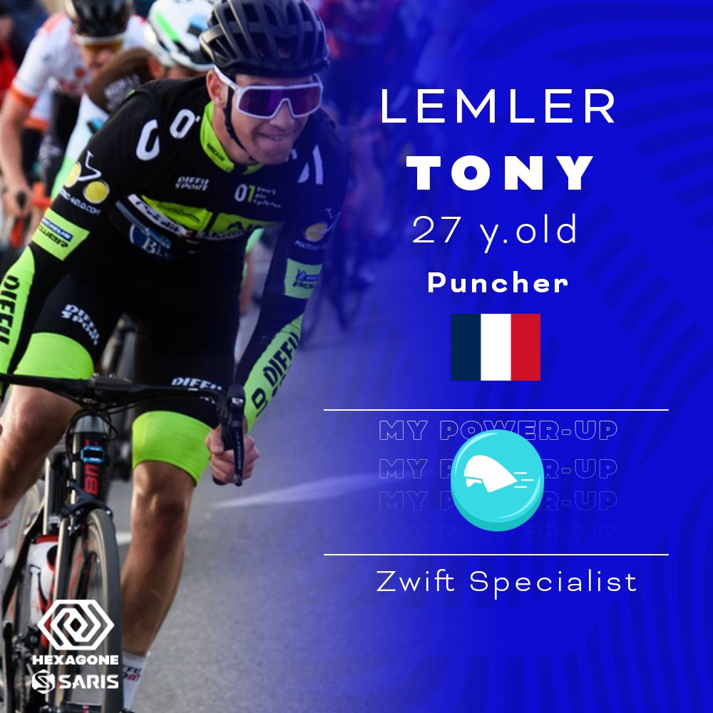 hexagonecc's tweet photo. _Zwift_Elite_Team_
Le 5e homme ! C'est Tony Lemler, il vient d'intégrer très récemment le top 50 monde sur Zwift
Tony associé à son power-up "casque aéro" il est difficile à battre !
#HEXAGOOO https://t.co/SlUH3WJf2x