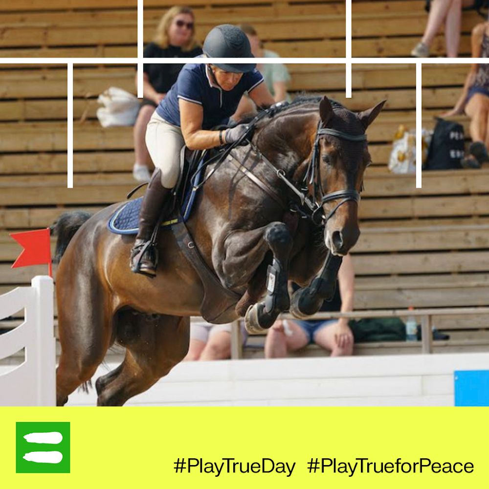 FEI_Global's tweet photo. We’re celebrating Play True for Peace! 🤝
Join us as we celebrate alongside @wada_ama and the global anti-doping community to promote values such as fairness, integrity and respect for rules contribute to harmony in sport and society. 💕
#PlayTrueDay #PlayTrueforPeace https://t.co/IQ0Wy5C5Qt