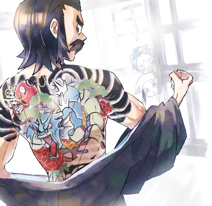 デンボクさん刺青すごそうっていう妄想 #PokemonLEGENDS 