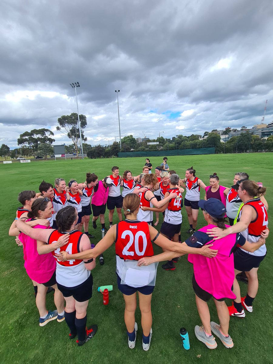 DarebinFalcons's tweet photo. How good is footy! It might be AFLW grand final day (for those that celebrate) but it’s also the first round of Over 35’s competition and all the players were excited to be there!
@VUWesternSpurs @BHNFC @WerribeeFC @AFLMasters
#FootyForFun https://t.co/JJh1IMhzbo