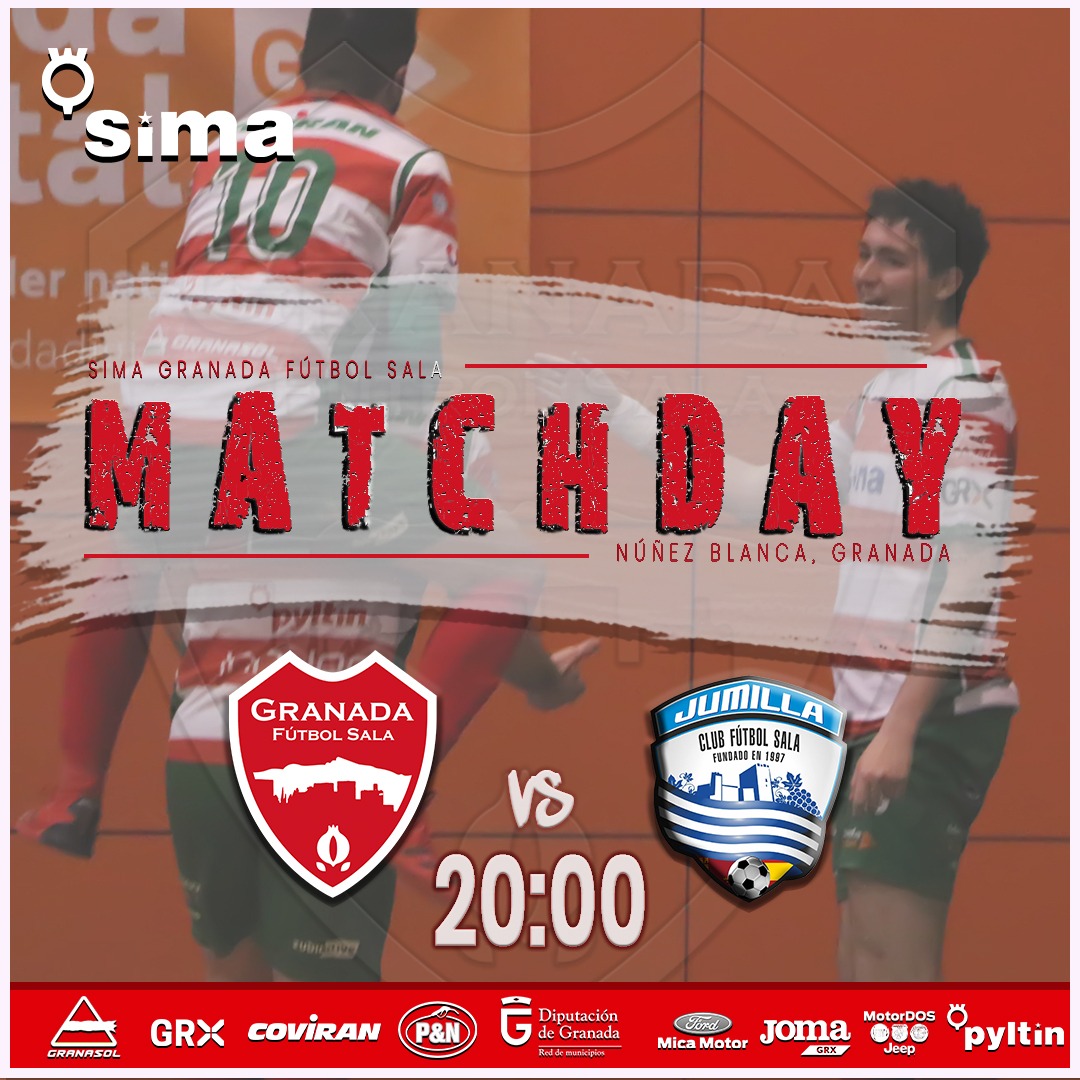 #MATCHDAY | ¡¡GRANADA!! ¡Muy buenos días!

¡¡Choque directo por apurar opciones de play-off de ascenso!!

🏟️ Núñez Blanca
📌 Granada
🕕 20:00h.
🆚 Vinos V.O.P. <a href="/JumillaFS/">CFS Jumilla</a>
📺 <a href="/TG7tv/">TG7-Televisión Municipal de Granada</a> y <a href="/RFAF_tv/">RFAFtv</a>

 ⚔️ ¡GANAR, GANAR, GANAR y volver a GANAR! ⚔️

#SIMAJumilla #SomosEquipo #SoñemosJuntos