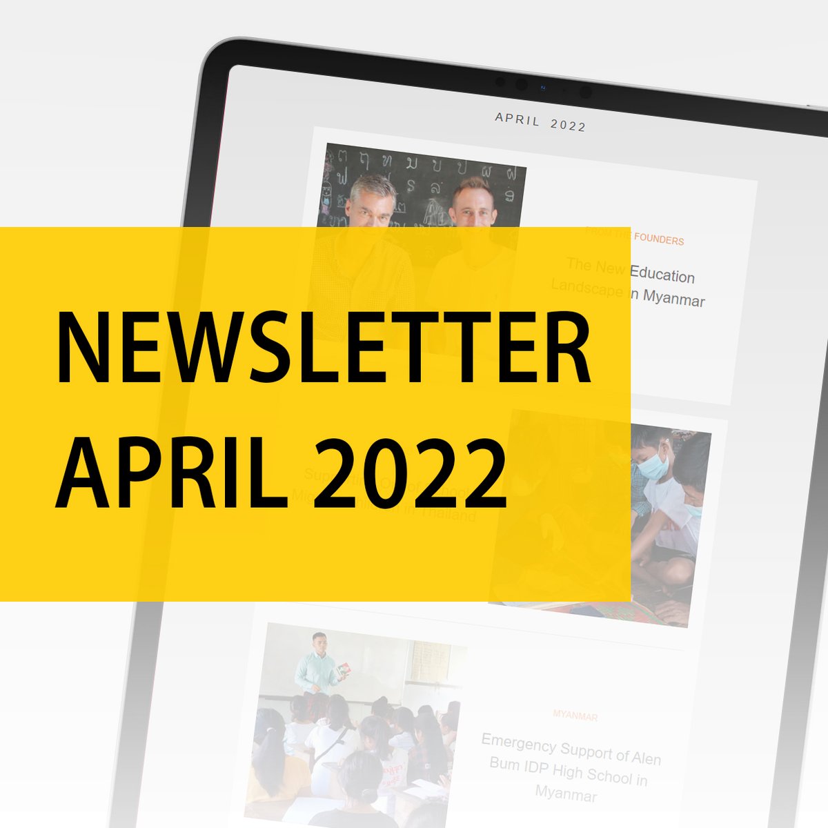 Child_s_Dream's tweet photo. ⭐️Checkout our April 2022 Newsletter ⭐️

➡️ English: https://t.co/NtSYjxUMqB
➡️ German: https://t.co/FJ238mvbXW

SPREAD THE WORD! 
Invite your friends to join our newsletter by sharing this link:
https://t.co/nFNHBtlQuJ https://t.co/OfwJNfEMrz
