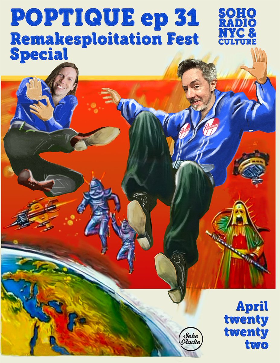 Mere hours from now, <a href="/RemakeXP/">REMAKESPLOITATION!</a> kick off the 1st REMAKESPLIOTATION FEST at Kennington's <a href="/CinemaMuseum/">The Cinema Museum</a>. Insanely tickets are still available! Get the lowdown on what's up via the latest <a href="/Poptique/">Matt Richardson</a>, featuring a good old gab with fest founder <a href="/iainrobertsmith/">Iain Robert Smith</a> : mixcloud.com/sohoradio/popt…