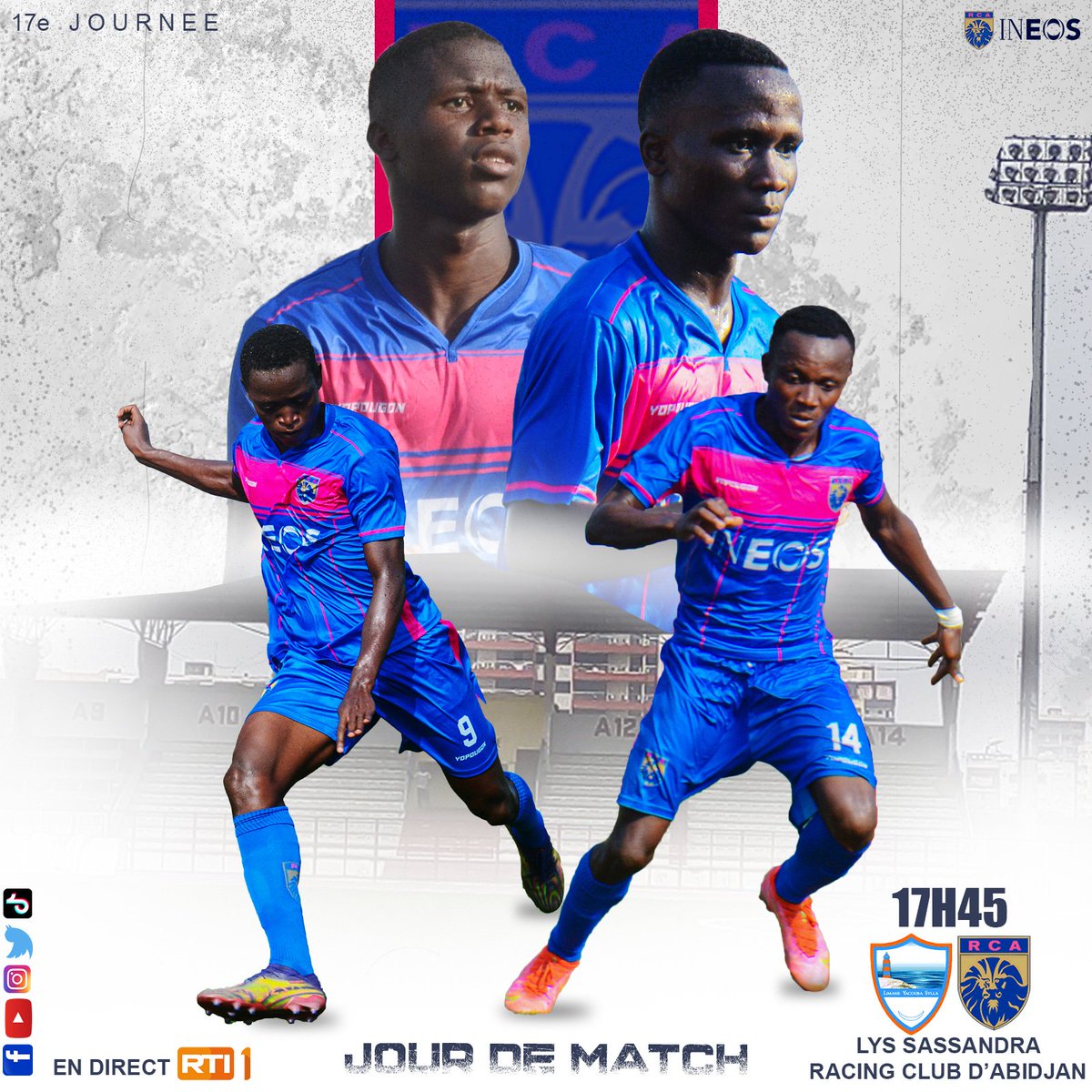 Racing Club Abidjan on X: [ TERANGA'S CUP ] #JourDeMatch #LAFINALE  🔥JMGMALIRCA ⌚ 17h10 🏟 Base aérienne de Ouakam 🔵#allez_les_LIONS   / X