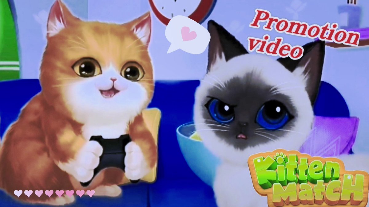 v3t6RdnFmNoEijZ's tweet photo. 今夜僕のYouTubeチャンネルで公開予定の動画の、サムネイル画像がこちら▼
#KittenMatch
#パズにゃん
#CatGame
#猫ゲーム
#YouTube https://t.co/o1jSjGIi25