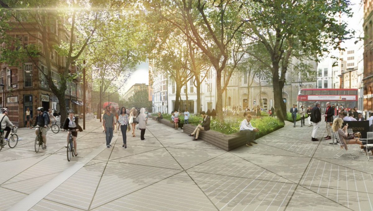 PGSMurray's tweet photo. And there's more to come. This is Princes Circus by the Shaftesbury Theatre @LDADesign @CamdenCouncil @Georgia_Gould #WestEndProject https://t.co/22gARI61wG
