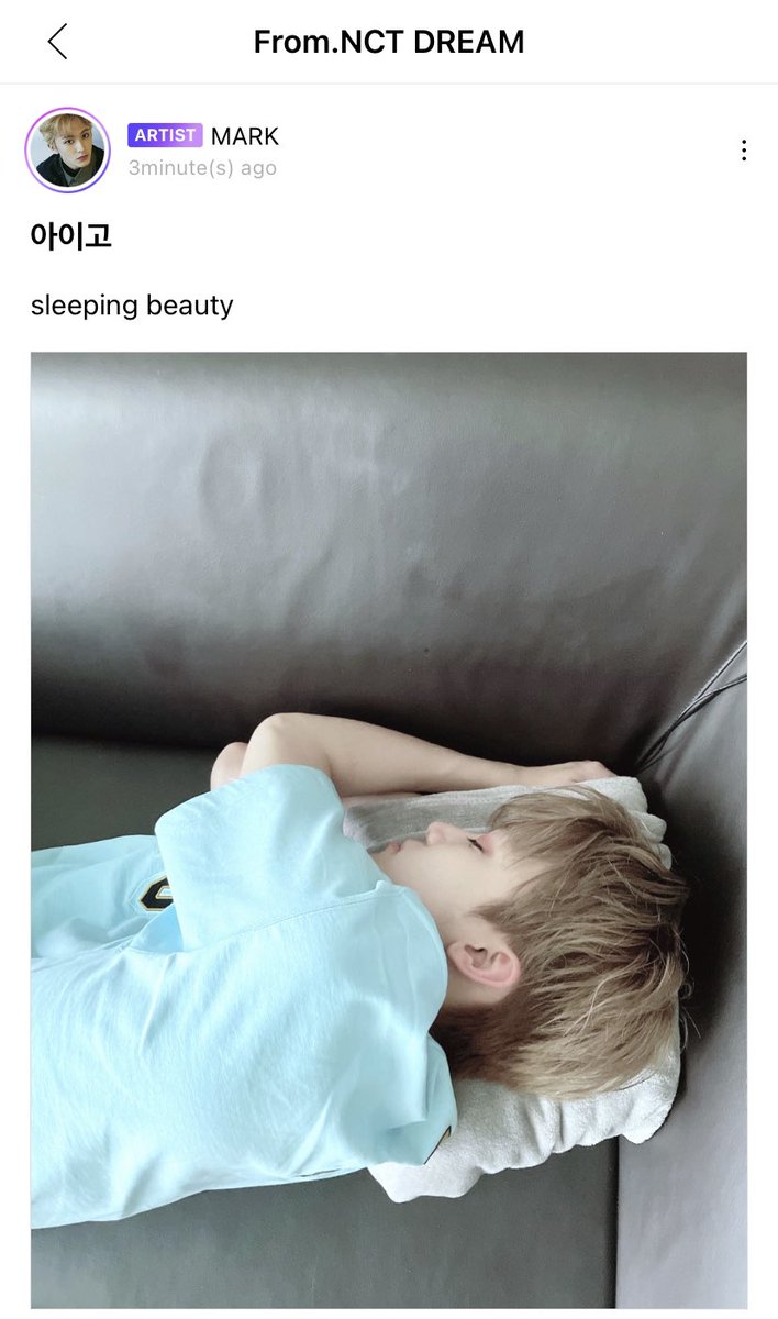 mlee_bbl's tweet photo. mark nct dream update 

aigo 

sleeping beauty https://t.co/2mwlLJ5Y8i