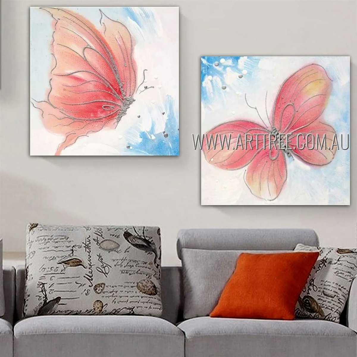 arttreework's tweet photo. Two pink butterflies flying in the sky animal insect modern heavy texture artist handmade 2 piece multi panel wall painting, framed artwork australia online.
https://t.co/iNbIZBpvag
#wallart #painting #giftideas #artwork #interiordesign #splitpainting #arttree https://t.co/D8y2HsnW8j