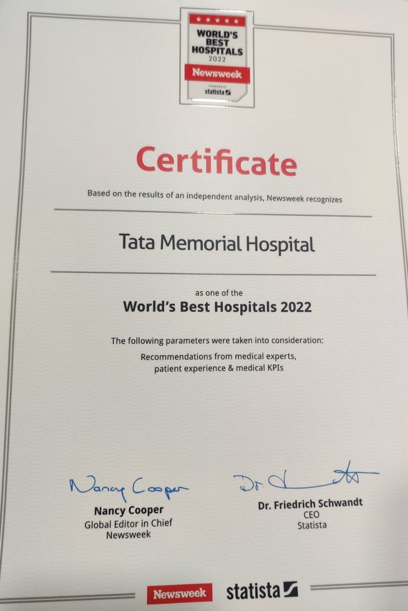 We are grateful to all our staff and residents who work tirelessly to ensure the highest quality of cancer care for our patients. This will spur us to strive more to continue to improve our services.