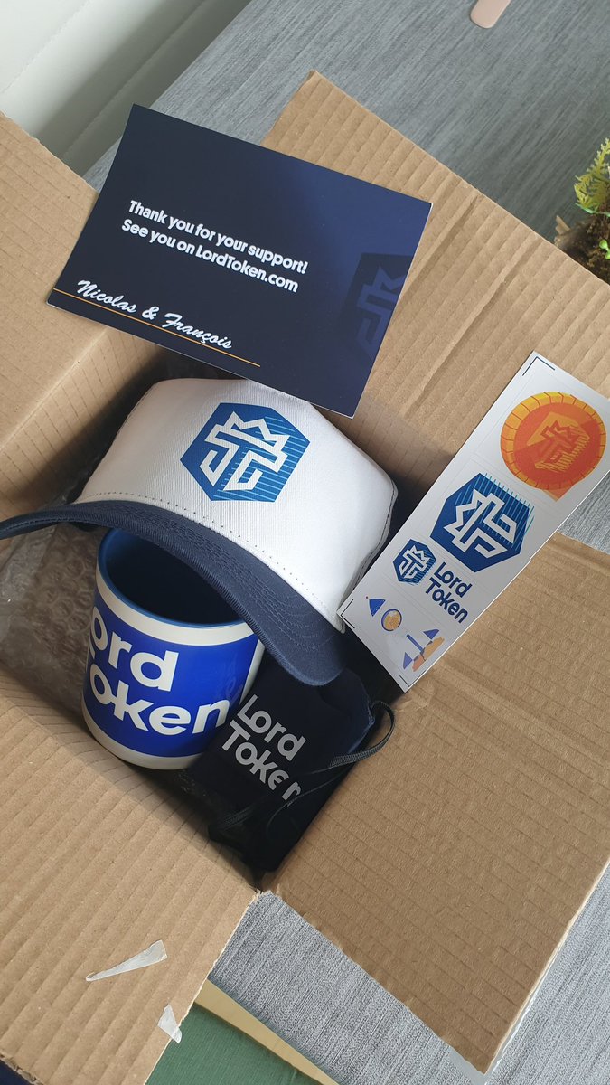 AtivNiks's tweet photo. just arrived! 😍 That is a nice Gift! Proud to be a part of your community. Thanks @LordToken_off https://t.co/5XzS9PdlFP