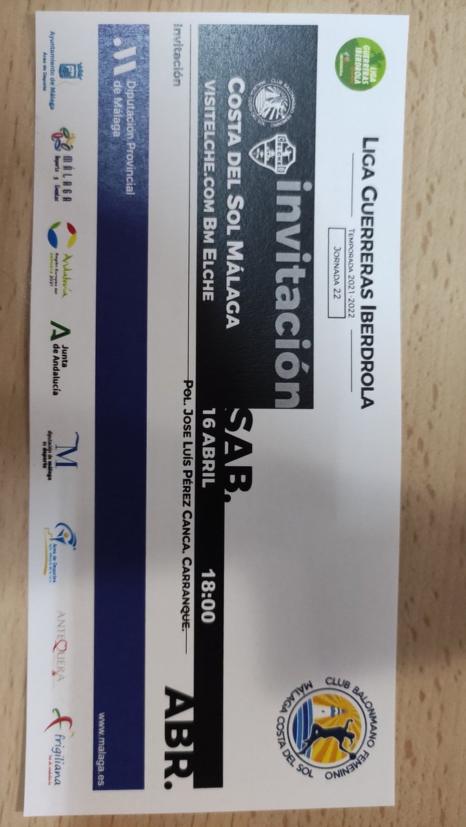 El <a href="/BMMalagaCosta/">Costa del Sol Málaga</a> regala 300 entradas para el partido en Carranque de nuestras #panteras para el próximo sábado 16 abril a las 18:00. Recoger en <a href="/LOMEJORSG/">LO MEJOR !</a> en C/ Martínez Maldonado 22, Málaga. Apoya a tu equipo. <a href="/solesbm/">Sole López</a> <a href="/mjtrivino8/">Pepa Moreno</a> <a href="/isamedeiros77/">Isabelle Medeiros</a> <a href="/raulromeroj/">Raúl Romero</a> <a href="/SilviaArderius/">Silvia Arderius</a>