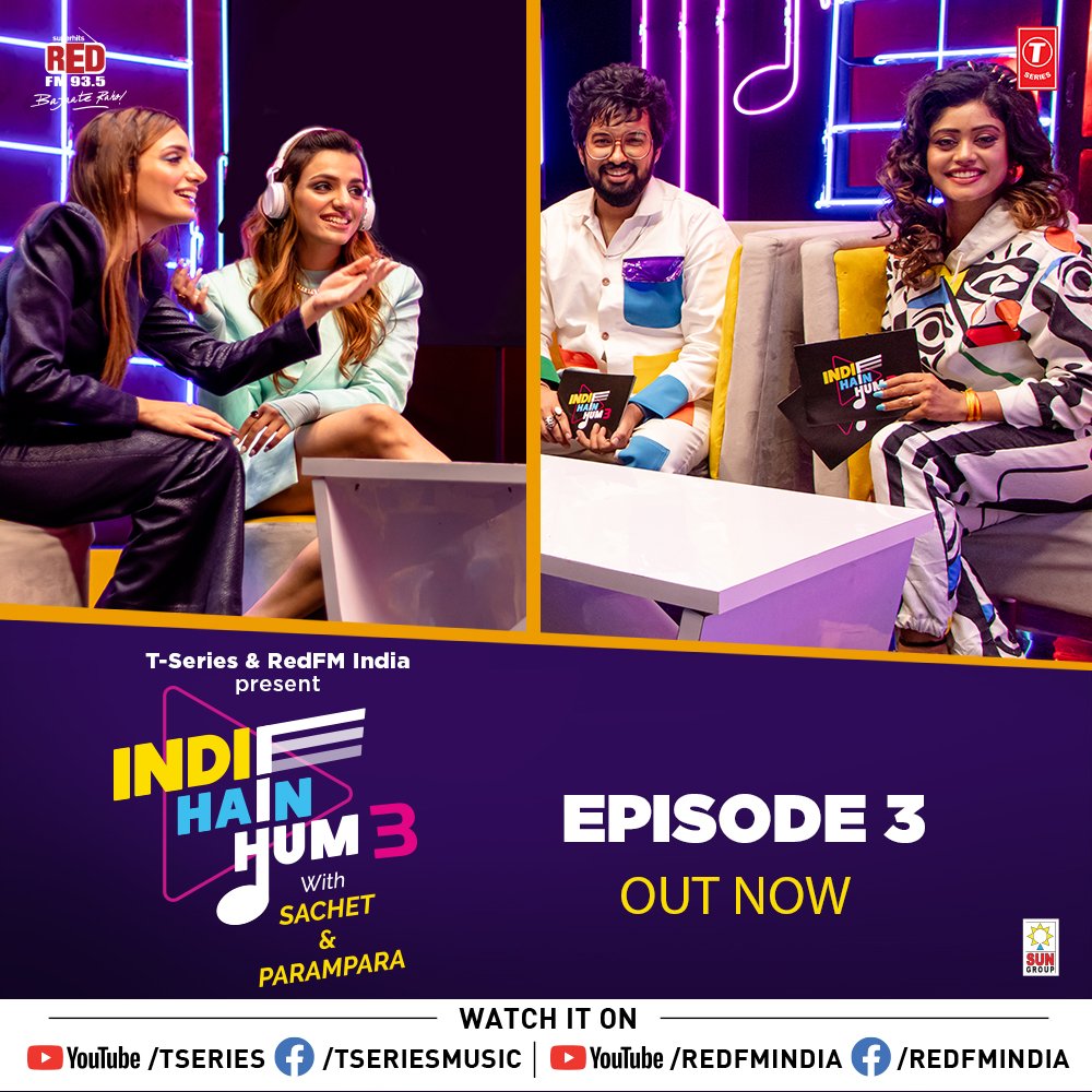 TSeries's tweet photo. We officially announce to be your partner for musical and fun dose because this Episode is all about partners. especially partners in crime
Watch the Episode now🤩🤩 https://t.co/awWunCviTT

@Sukritikakar @PrakritiKakar @sachet_tandon @ParamparaTandon @SachetParampara @RedFMIndia https://t.co/kMYCatNUSp