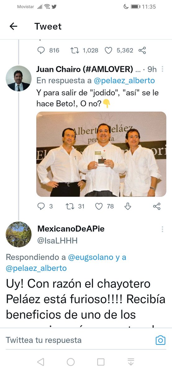 IsaLHHH's tweet photo. En una de esas el "educado" chayotero @pelaez_alberto acaba de vecino de su amigo el educadisimo JAVIDU https://t.co/Xvv42P33aM