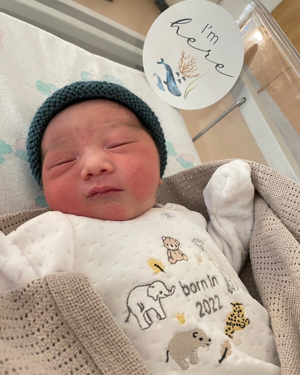 Amy_China20's tweet photo. Mateo John Rhodes 💙 
Born 7.4.22 
7lb 9oz 
Pure perfection https://t.co/iPKWmzIfVc