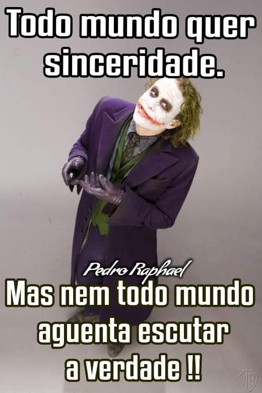 Verdade ou mentira?!🤔