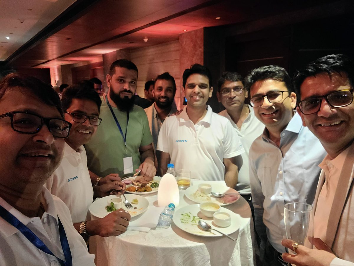 BhavyaNJohar's tweet photo. It was a great @hcltech #ecosystems #planning meet at #agra 
#bettertogether #hclcybersecurity #cybertransformation
@PaloAltoNtwks @awscloud @googlecloud @Azure @SAP @hcltech 

@ntsyam #PrabhakarAppanna
#rashmivikram @premiyerx @TECHDonJones @anuvijh https://t.co/8kukvdzZP7