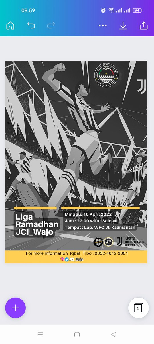 Merajut kembali silahturahmi antar member JCI Chapter Wajo melalui Liga "Futsal" Ramadhan.