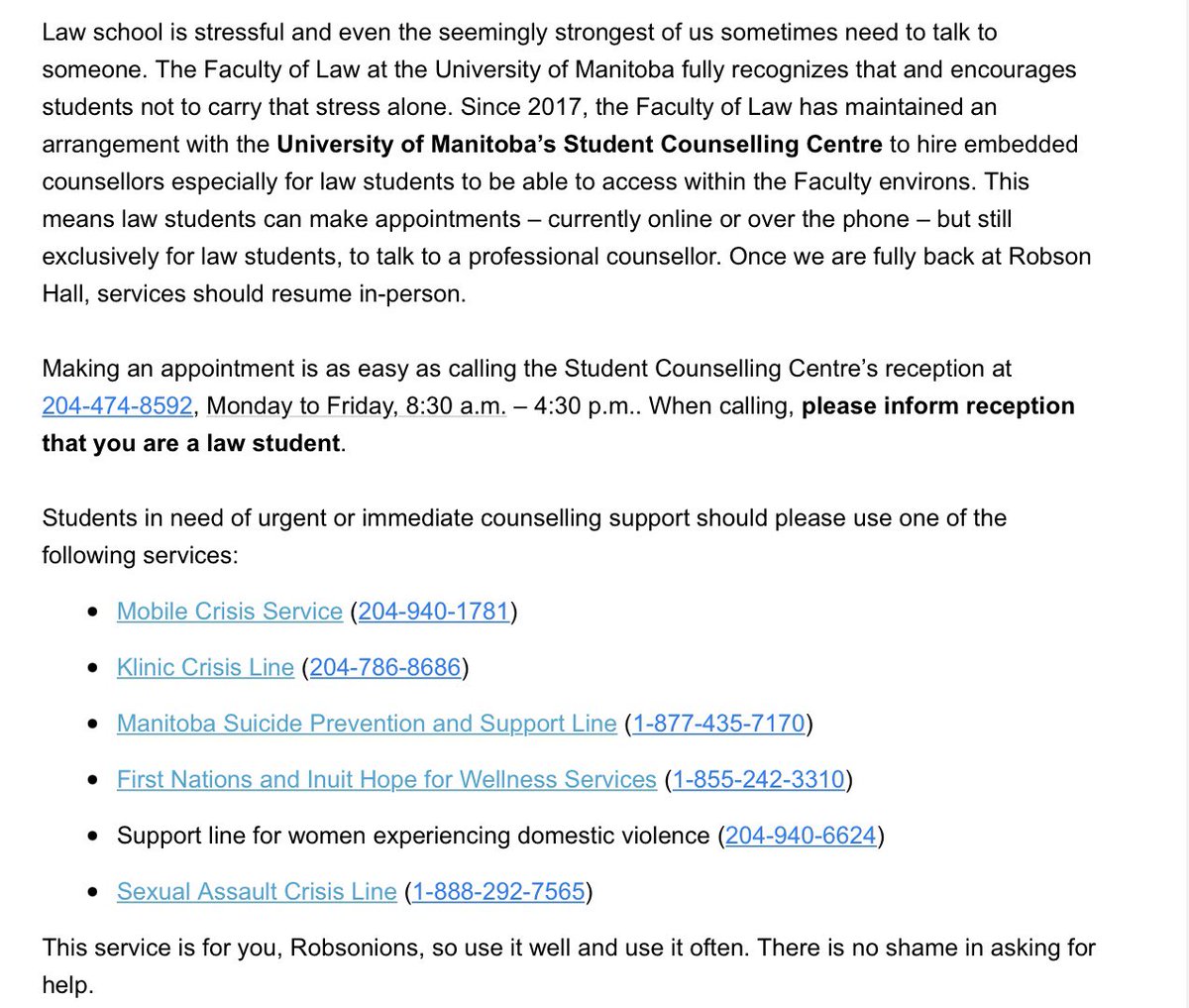 UM Law Dean tweet media