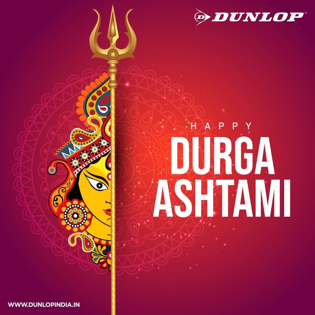 IndiaDunlop's tweet photo. The Dunlop family wishes you a very Happy Navratri.

#Navaratri #HappyNavaratri #DurgaAshtami #Blessings https://t.co/Nfzv2aIIV3