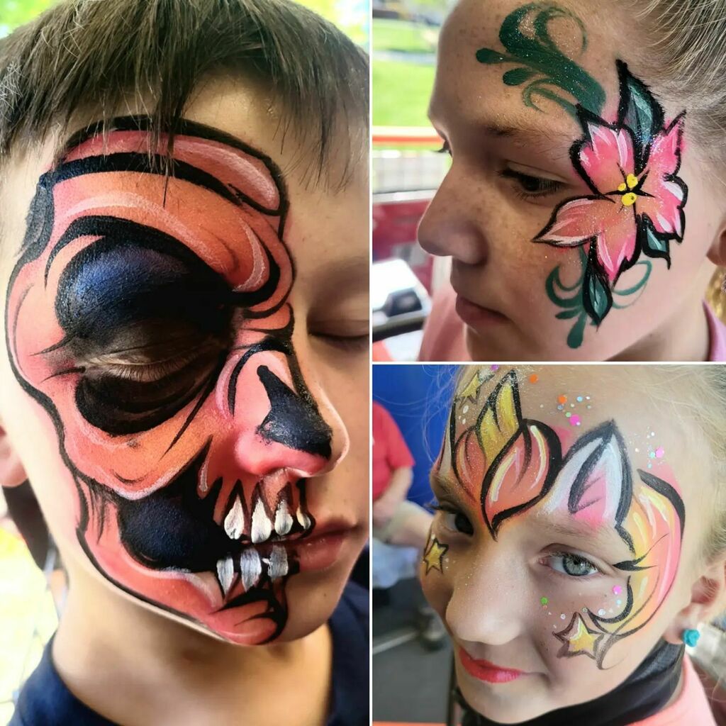 viscreativity's tweet photo. Lots of great faces today at Clark County Fair! 2 more days!! 

#funnyfacesfacepainting #arizonafacepainting #visualizecreativity #fun #facepainting #family #familyevents #kidsfacepaint #clarkcountynv #lasvegas #skull #flowers #unicorn #paintallday #ilovemyjob https://t.co/QkRI1Veo8p