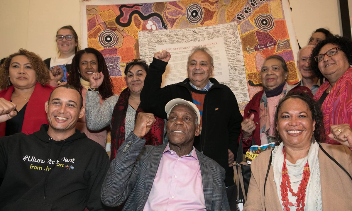 thomasmayo23's tweet photo. @Peter_Fitz When Danny Glover came to Gadigal Country and supported the #UluruStatement ✊🏾✊🏾 https://t.co/DLyYkyS1lK
