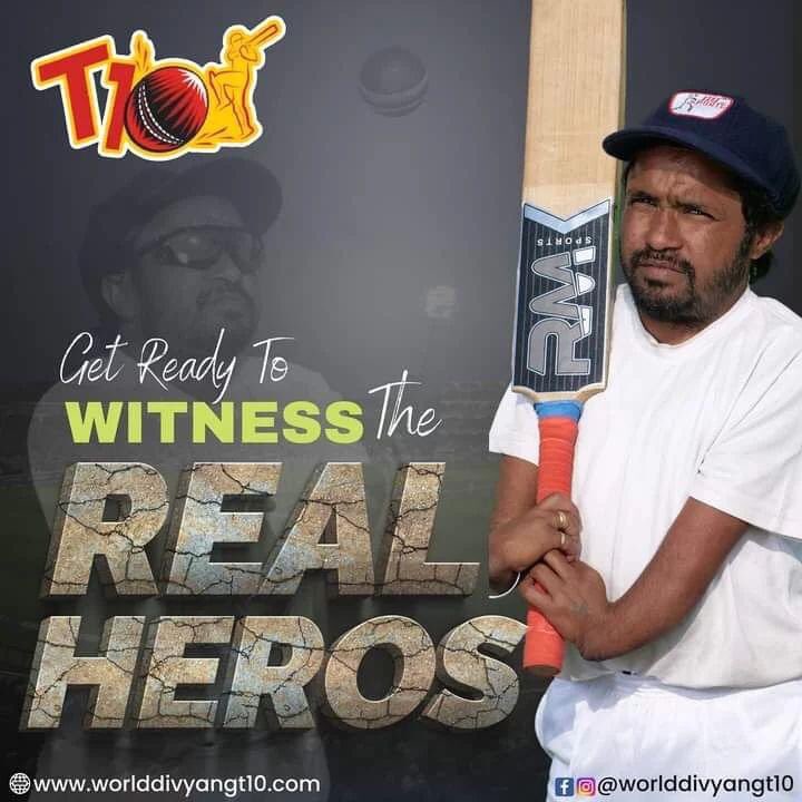 The one who are crazy enough to change the world , are the ones who do and they are known as #hero .

#BreakingTheBarriers #paracricket #ICC #ipl #worlddivyangt10