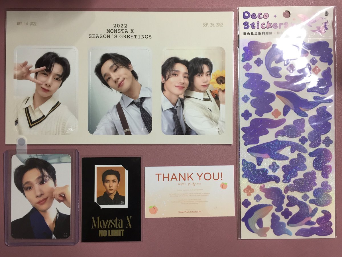 imterstellar_'s tweet photo. 𓏲... 💌 ┋ ⧙ #gabudols ⧘

Pogi ng mga umuwi so much!!! Thank you @winterpeach_x for helping me take home these pcs plus the deco sticker freebie ^^ kinikilig ako sa hyungkyun pls >< #WinterPeachFeedback https://t.co/0R5Y56mI1S