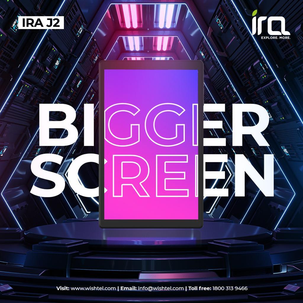 IraExplore's tweet photo. #BIGGERSCREEN

📱 IRA J2

◼️10 Inch Capacitive Display
◼️2 GHz Octa-Core Processor
🔳4 GB RAM
📱HD Resolution
📸13 MP Back Camera
📱 High-Quality IPS Screen

#IRAJ2 #bigscreens #smarttab #HD #FastProcessing
#proamazon #tatacliq #IraXAmazon #IraXTataCliq #IRA #IRAEXPLORE https://t.co/PQl4M6JYB9