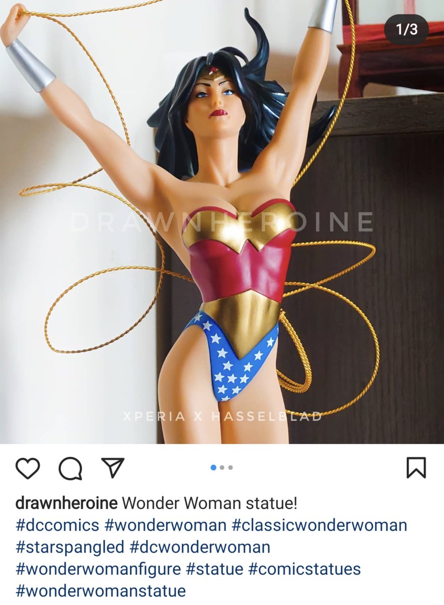 lightnight2012's tweet image. Wonder Woman Statue!
#WonderWoman #classicwonderwoman 
#dccomics