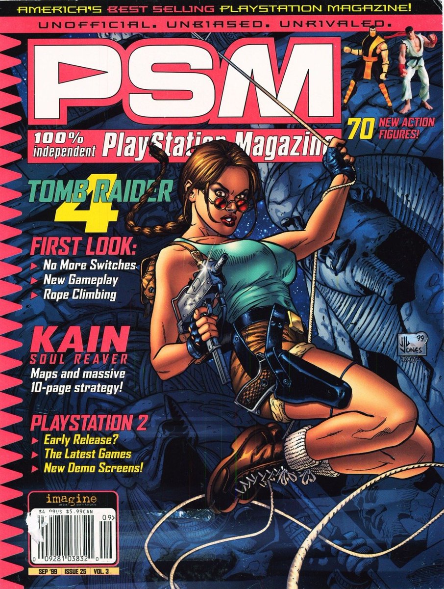 SWT_Channel's tweet photo. Remember collecting those #psmmagazine covers with exclusive #TombRaider covers? I lived for those to come in the mail every month. @EidosMontreal @tombraider https://t.co/ia6BuCjGnp