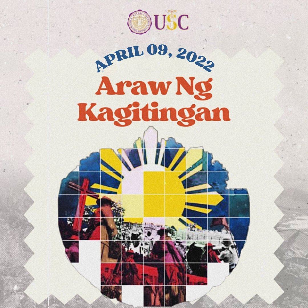 MCU_USC's tweet photo. Today we celebrate the Day of Valor or also known as Araw ng Kagatingan, this is to commemorate the heroism of Filipino and American soldiers during the Japanese occupation. 

May the spirit of Filipino patriotism always remain in our minds and hearts. 

#ArawNgKagitingan2022 https://t.co/LJFBLdmz7c