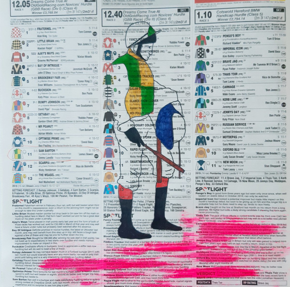 Racingdauber's tweet photo. Morning
I wonder who'll join the #GrandNational roll of honour🤔 Perhaps Snow Leopardess or the Longhouse Poet🤔
Interested to see how Cheltenham winners Flooring Porter &amp;  Edwardstone fare
Other races: Cap du Nord &amp; Party Business
Safe home all🤞 https://t.co/r4n6kEIJQN
