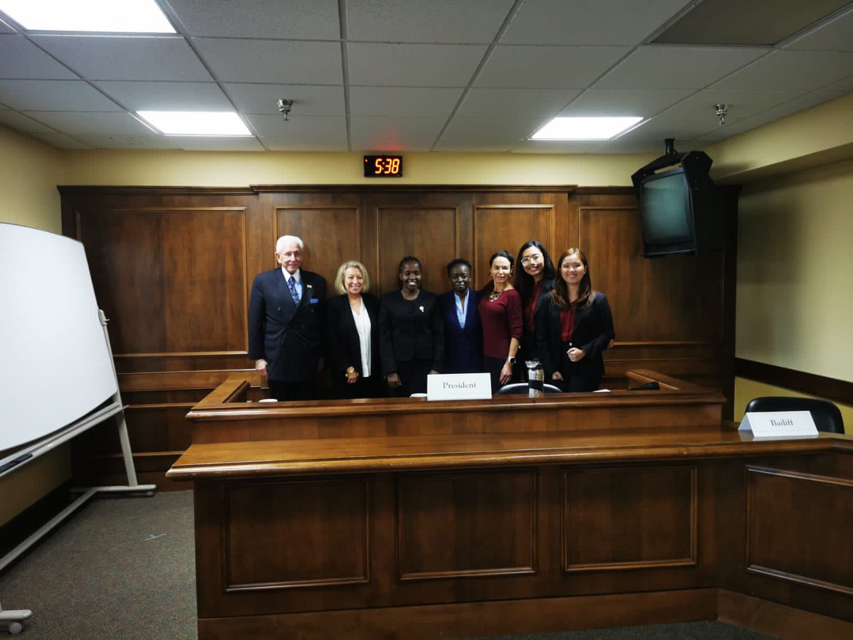 UoNLawFaculty's tweet photo. BREAKING NEWS: Our team at #iemcc25 took on round 3 &amp; 4 of the moot court competition and prevailed. They are on to the Quarter Finals! Below @AskaAmor &amp; Charity in pictures @ProfOdote @uonbi @R_Kibugi @AlosaSam @stetsonlaw https://t.co/rtI9dx8Kml