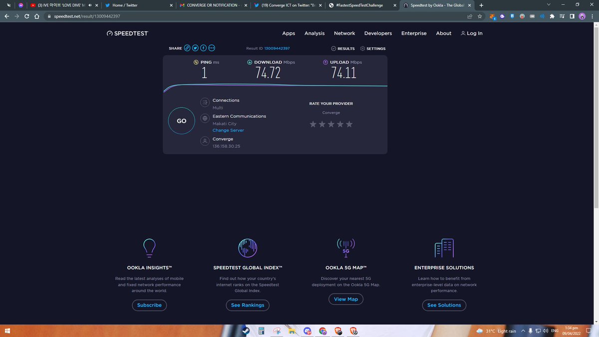 qtHaewon's tweet photo. #TheFastestSpeedtest https://t.co/ue3H13YXFs