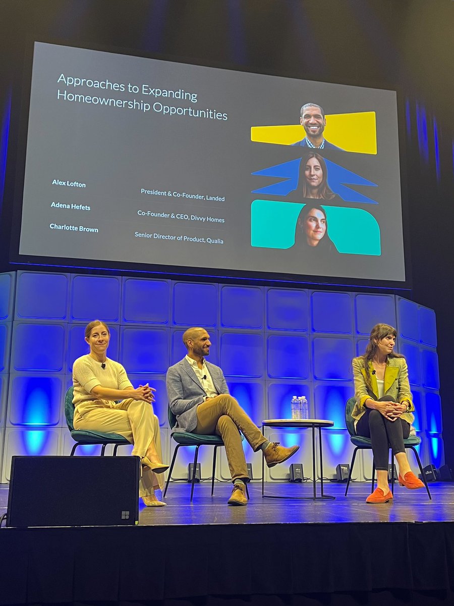 alexlofton's tweet photo. Proud to rep @LandedHomes at the Future of Real Estate Summit in Austin this past week, sharing the stage with @AdenaHefets of @divvyhomes! https://t.co/SB9OBfMSpi