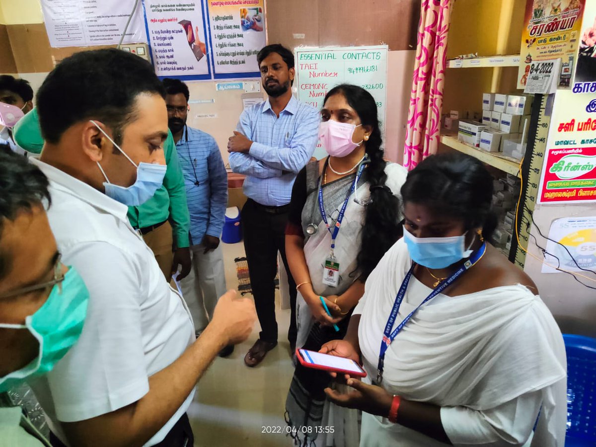 We thank authorities from @AyushmanNHA who visited our Block #HealthTeam at Siruvanthadu to experience #TamilNadu's own #PopulationHealthRegistry in action! #DigitalHealth #ABDM #UHC @mkstalin @Subramanian_ma @PraveenGedam @rssharma3 @RAKRI1 @MoHFW_INDIA @PIB_India @dphrelief