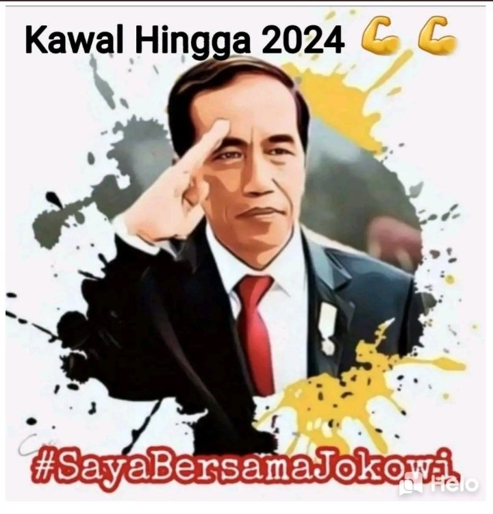 Alysas74's tweet photo. Kita Al Jokowi-KH Ma'ruf Amin President dan Wapres RI Masa Bakti 2024. #SayaBersamaJokowi https://t.co/duNFlCY2DG
