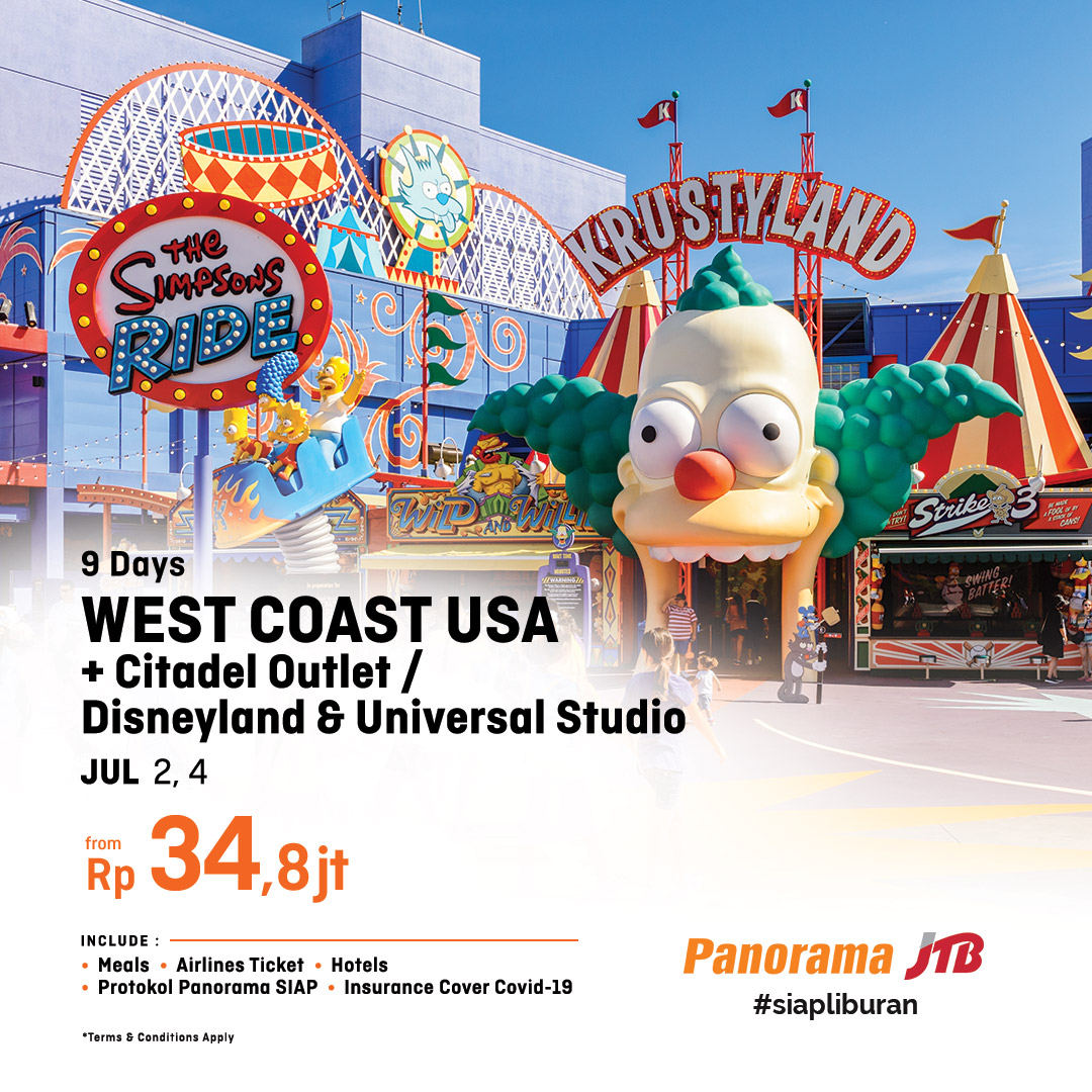 CASHBACK Hingga Rp 2 Juta Buat Liburan Sekolah ke Eropa, Amerika, Turki &amp; Dubai! 📣 📣 📣

Segera hubungi Panorama JTB di 021-25565555 atau chat Whatsapp Patsy di 081510305555.

#SiapLiburan