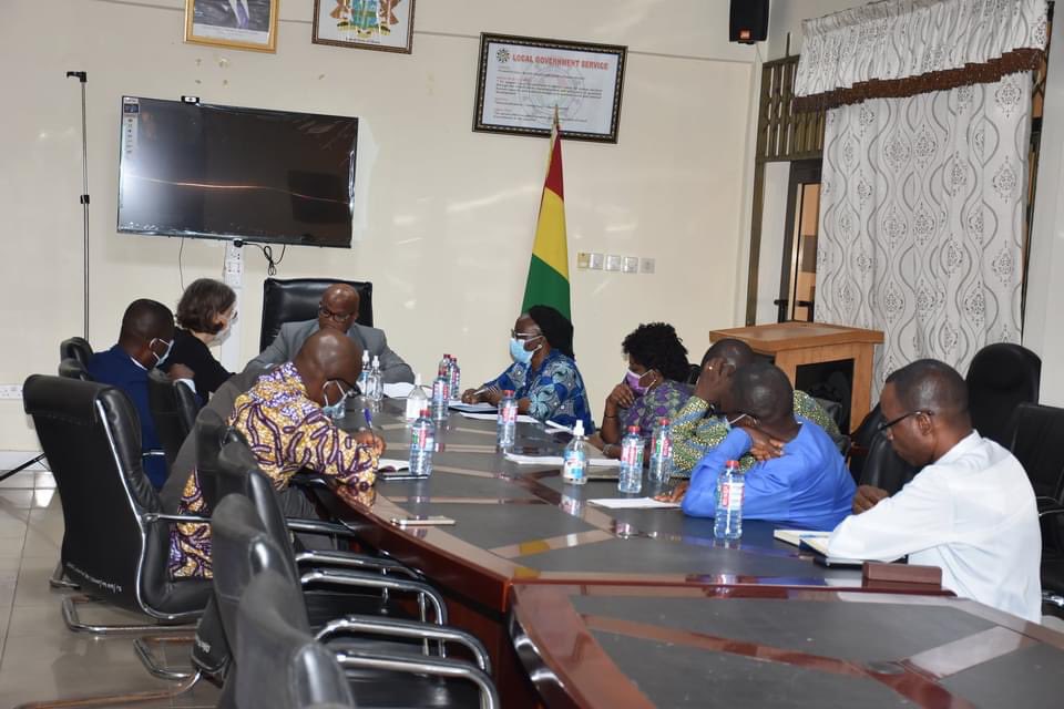 LGSghana's tweet photo. The Office of the Head of the Local Government Service has engaged officials of the German Financial Cooperation (KFW) as part of KFW’s mission on its Governance and E-Waste Project. https://t.co/qZSOJuszHM