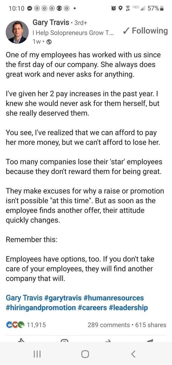 dee_ceevee's tweet photo. Respect and value your employees before they seek for validation elsewhere #career #job #value #respectemployees https://t.co/NsRGeEJV73