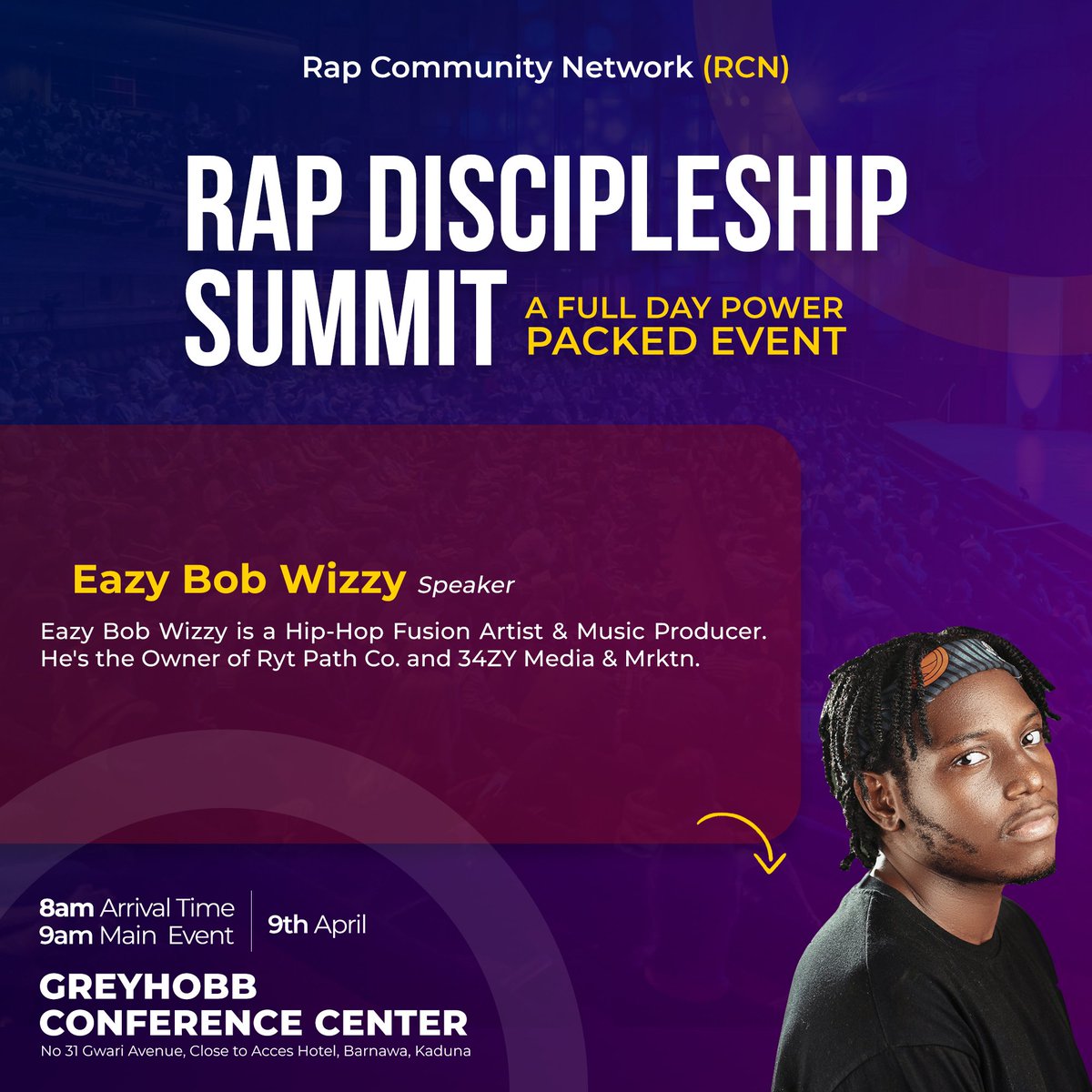 EazyBobWizzy's tweet photo. RDS IS TODAY! - I'll be speaking on "How to Put Your Music on Major Streaming Platforms &amp; (most importantly) What to do Next."

We begin by 8am sharp, please be there on time.

If you didn't register early don't bother because we're already at capacity! 😜

#RytPathCo #34ZYMedia https://t.co/alRNArqSOw