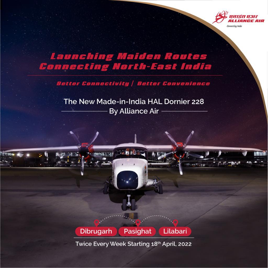 Thanks to our Hon'ble Prime Minister's vision of #AtmanirbharBharat

<a href="/makeinindia/">Make in India</a> <a href="/mygovindia/">MyGovIndia</a> <a href="/DGCAIndia/">DGCA</a> <a href="/JM_Scindia/">Jyotiraditya M. Scindia</a> <a href="/MoCA_GoI/">MoCA_GoI</a> <a href="/ushapadhee1996/">Usha Padhee</a> <a href="/HALHQBLR/">HAL</a>

#AtmanirbharBharat #AllianceAir #9i #SabUdenSabJude #MakeInIndia  #UdeDeshKaAamNagrik #MadeInIndia #MoCa 
#AIAHLCmd #CEOAaal