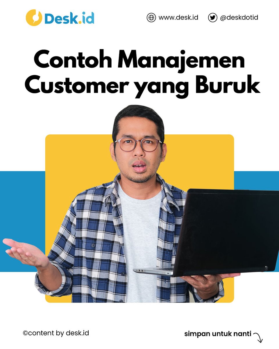 deskdotid's tweet photo. Ada beberapa hal yang harus kamu hindari dalam berbisnis, salah satunya jangan sampai melayani pelanggan dengan buruk.. 

Contoh buruk itu ada di gambar kedua 

Nggak pengen manajemen customer kamu buruk? pakai layanan https://t.co/yVt53Vw9mR aja 

#chatcommerce https://t.co/Qv6I1YjGaV