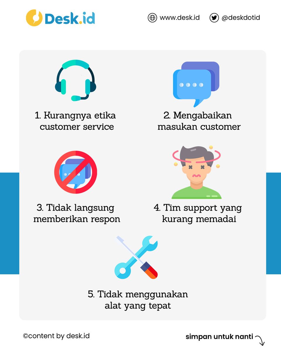 deskdotid's tweet photo. Ada beberapa hal yang harus kamu hindari dalam berbisnis, salah satunya jangan sampai melayani pelanggan dengan buruk.. 

Contoh buruk itu ada di gambar kedua 

Nggak pengen manajemen customer kamu buruk? pakai layanan https://t.co/yVt53Vw9mR aja 

#chatcommerce https://t.co/Qv6I1YjGaV