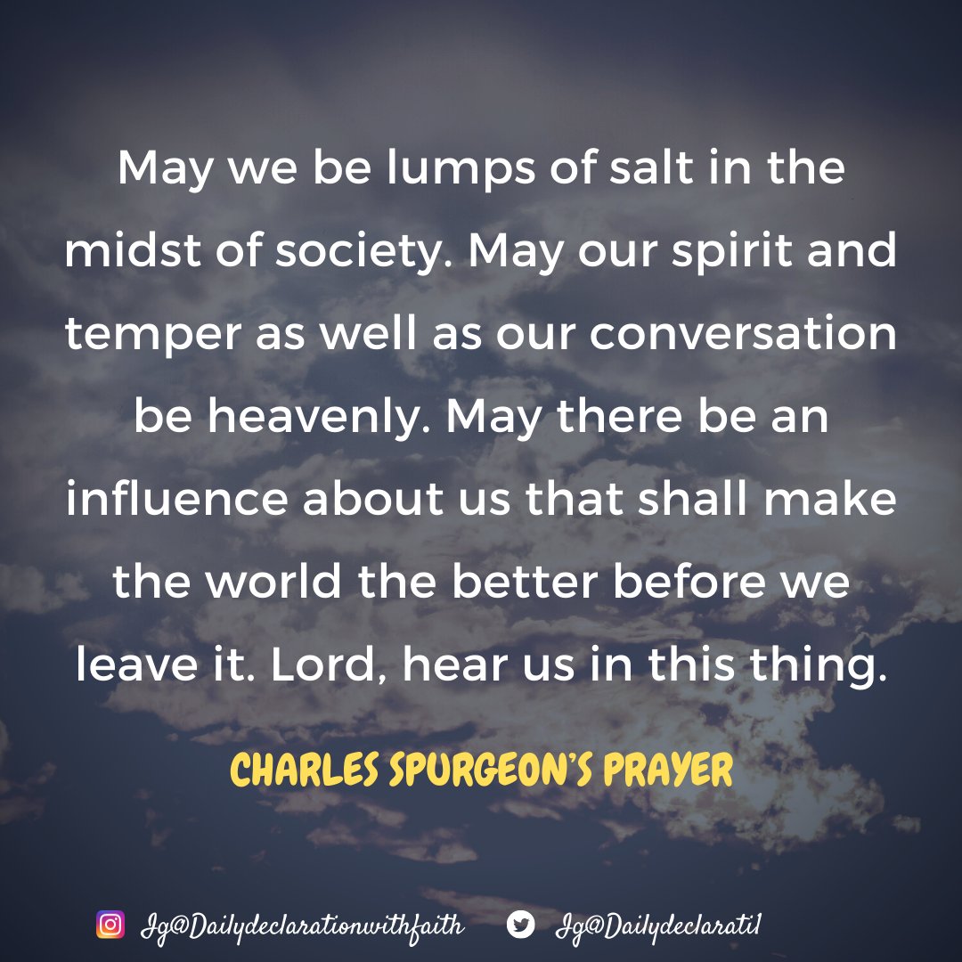 DailyDeclarati1's tweet image. #PrayerSaturday
#BelieveOnly
#HeAnswersPrayers
#Dailydeclarationwithfait