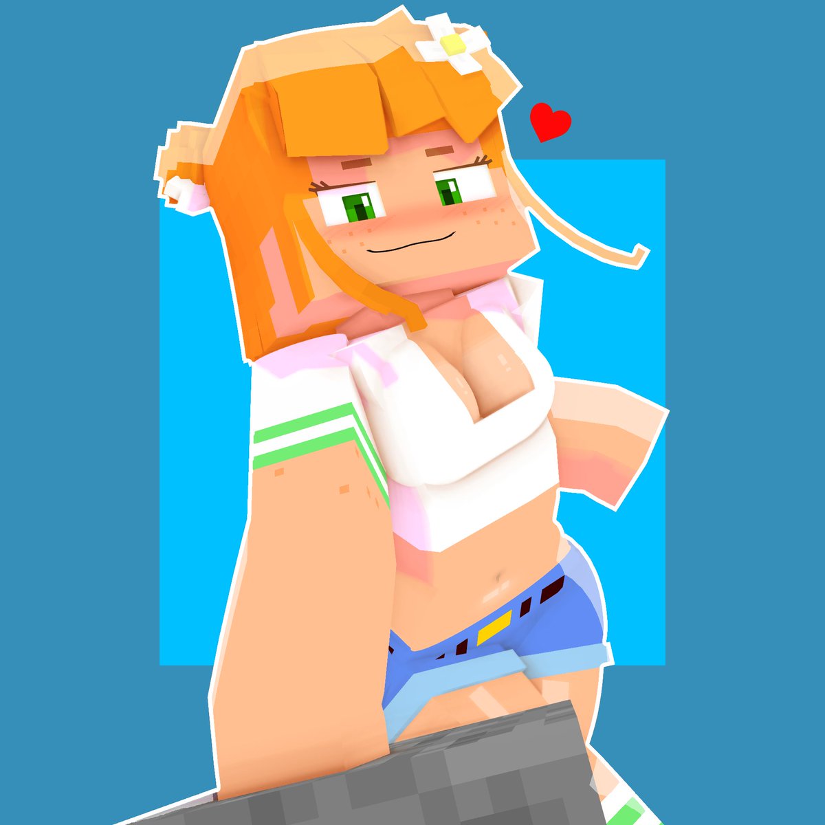 SlipperyT's tweet photo. Ayyo new Amber just dropped 👇👇👇

Wanna give my thanks to @IamPahealCringe and @Arthur_OutOrder for helping me with re-creating her model! She's been needing it

Now I can finally make renders with the whole gang with their new models 😎 https://t.co/5C5l8y6VYm