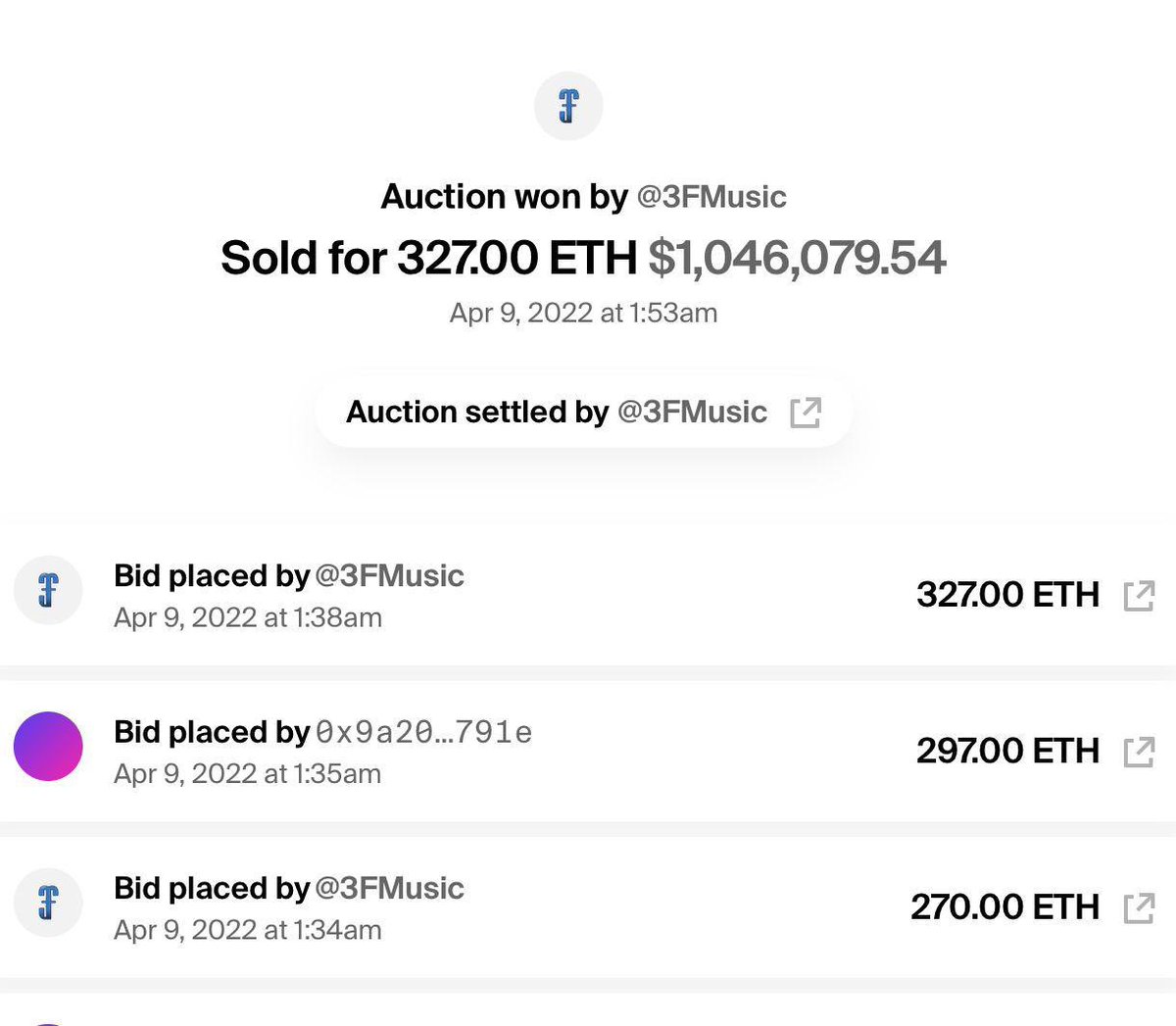 Ghanaian Pallbearer, Benjamin Aidoo has sold his Coffin Dance NFT for $1.046 million (372 Ethereum).

His dancing pallbearers group went went viral, after memes were created with their videos during the COVID-19 lockdown and outbreak in 2020.