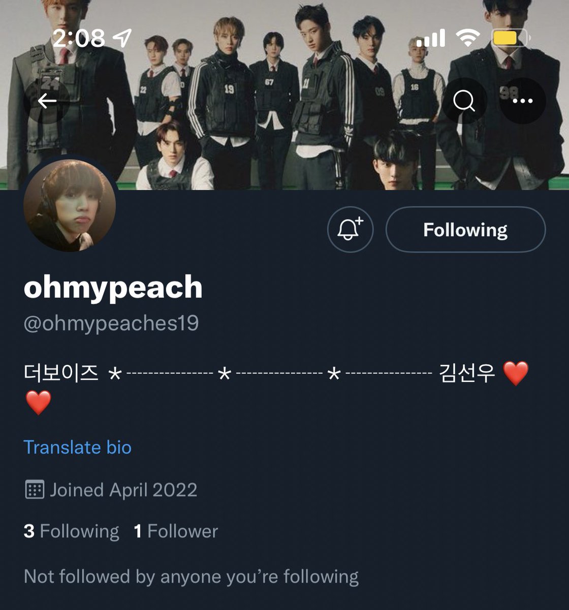 bjycob's tweet photo. hello oomfs! idk if yall rmb me but go follow my friend @ohmypeaches19 !! https://t.co/Bq46TeRIg2