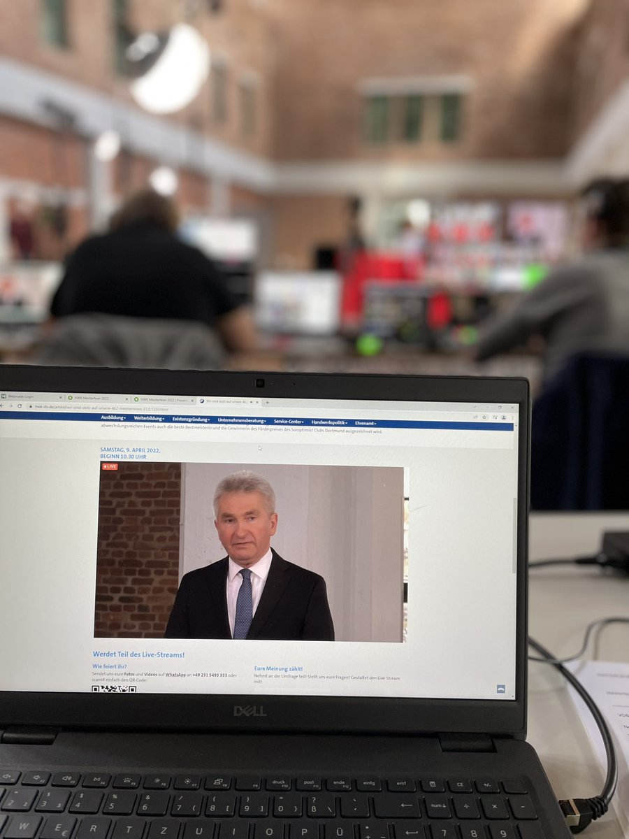 hwkdortmund's tweet photo. Beste Unterstützung für das #Handwerk sind gute Rahmenbedingungen wie #Bürokratieabbau &amp; Instrumente wie die kürzlich verbesserte Meistergründungsprämie sagt Minister @a_pinkwart auf unserer digitalen #Meisterfeier 

#Meisterfeier2022 #KMU #HWKDO https://t.co/LpquGQvwXT