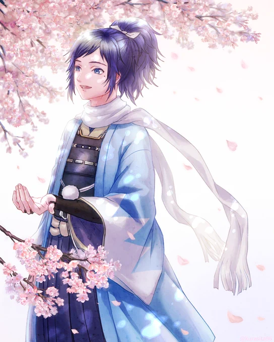 落花枝に帰らねど 